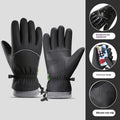 Waterproof Winter Gloves Warm Fleece Cold-Resistant Outdoor