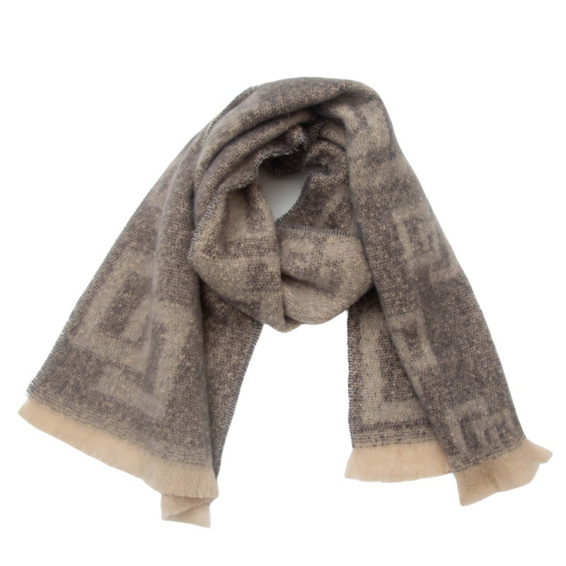 Unisex Scarf Geometric Modern Square Scarf Women Men Fashion