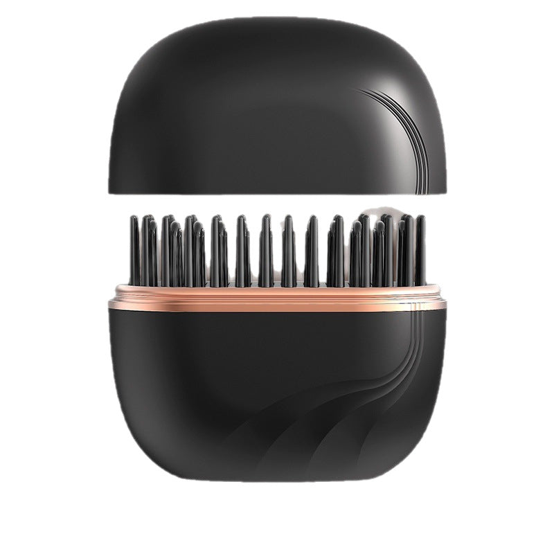 Kabellose Mini Glättungsbürste | Tragbarer Haarglätter Kamm für Perfektes Styling