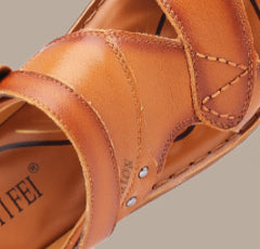 Herren Premium Leder Sandalen Strand Komfort Mode Schuhe