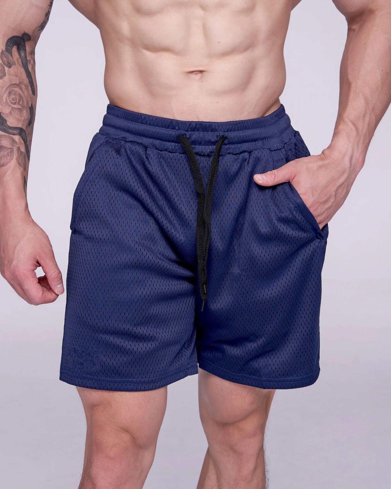 Men's Mesh Shorts American Style – Summer Sports Leisure Shorts