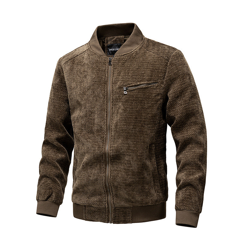 Men's Retro Jacket - Fashionable Vintage Leisure Coat