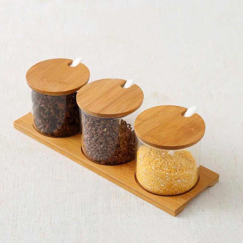 Premium Spice Jar Set – Salt and Spice Container Kitchen