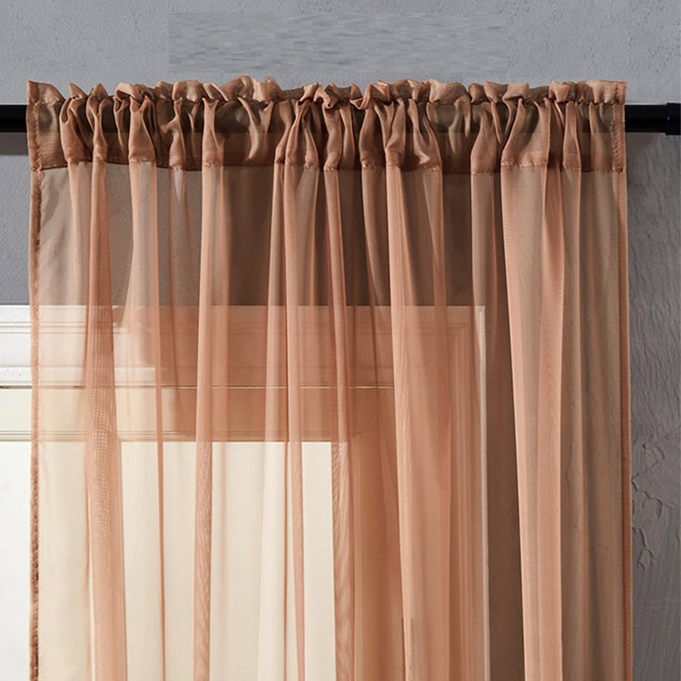 Cotton Linen Curtain | Modern lightweight plain natural