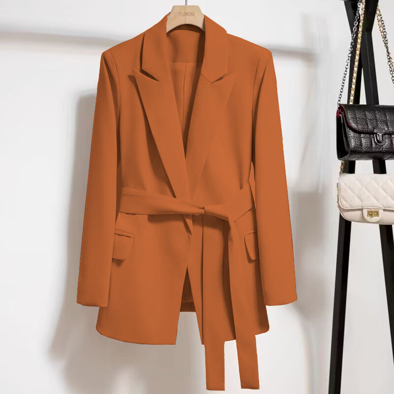 Elegant Women's Blazer with Lacing – Figure-Flattering & Stylish