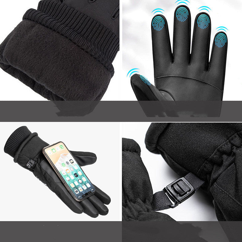 Herren & Damen Ski Handschuhe – Outdoor Fahrrad Winterhandschuhe