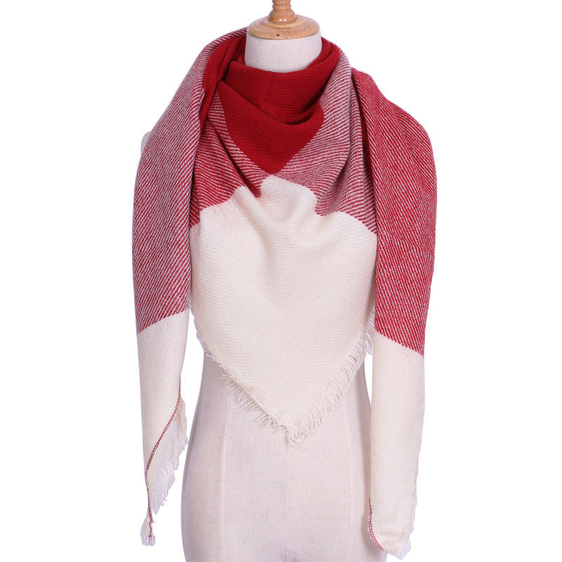 Damen Dreiecksschal Elegant | Herbst Winter Schal Stola