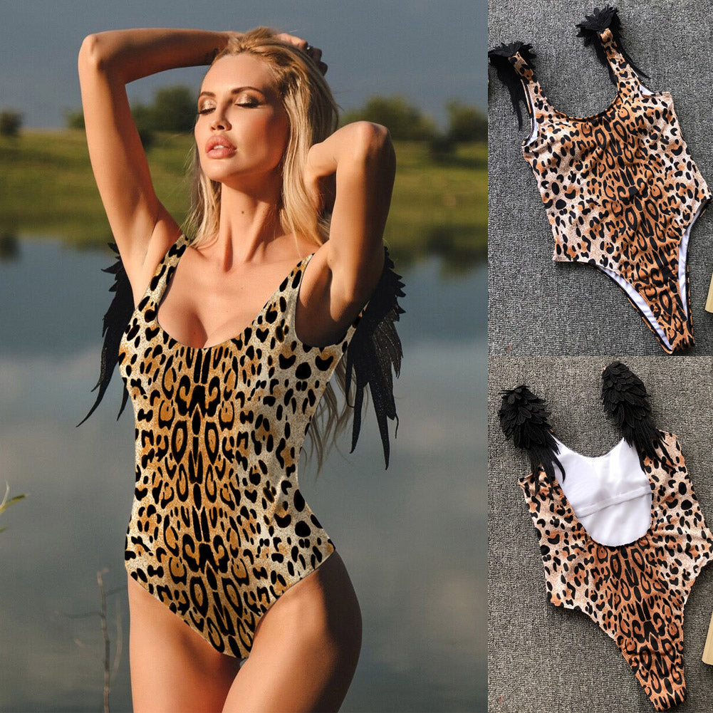 Women's Solid Color Swimsuit – Elegant Swimwear Bodysuit