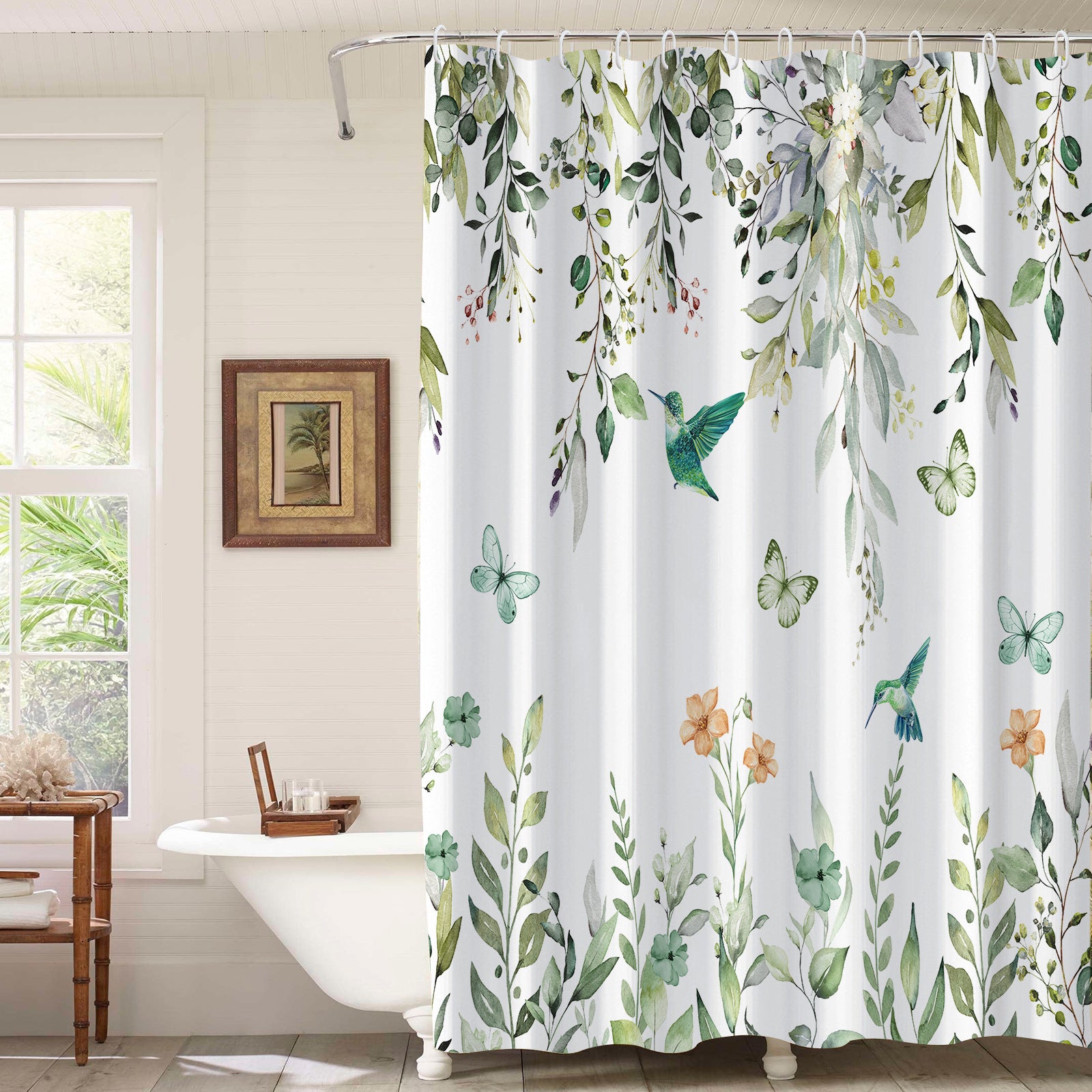 3D Shower Curtain Waterproof | Mold-Resistant Modern Bathroom