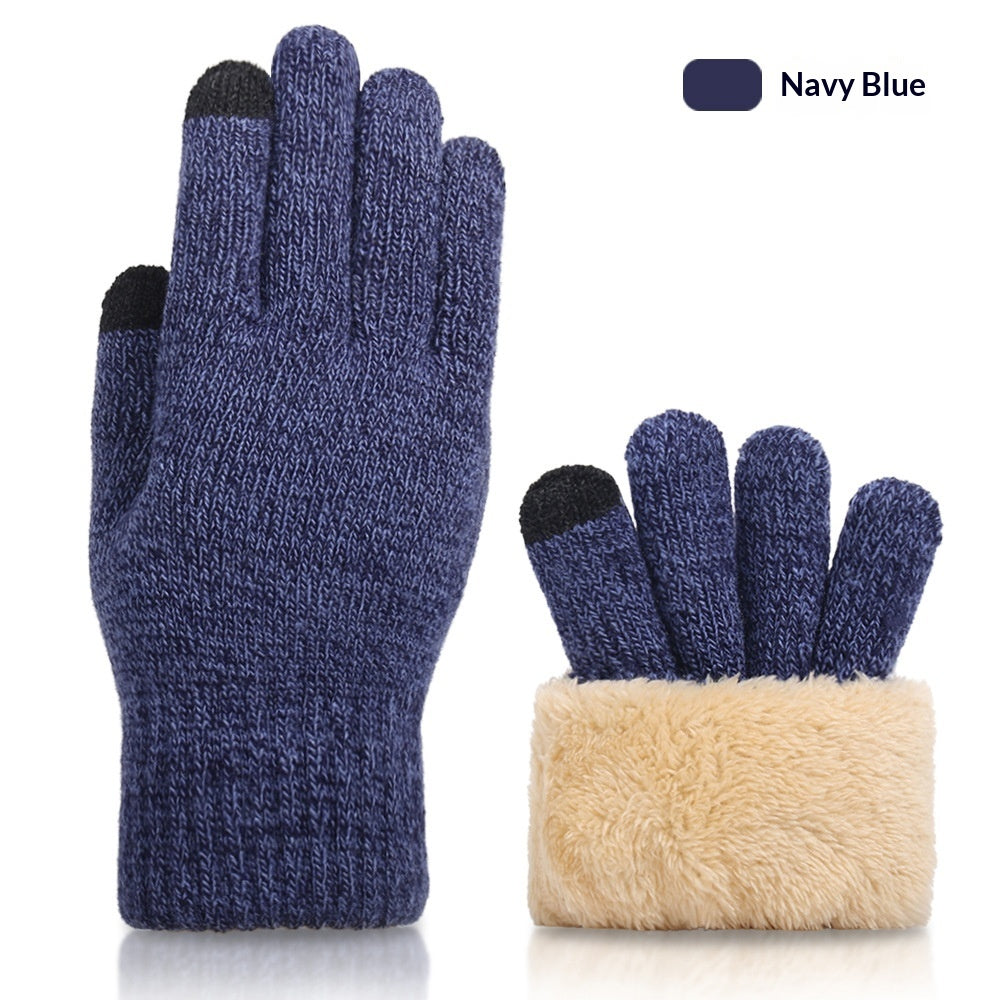 Men's Touchscreen Gloves Warm Fleece Winter Elegant