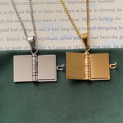 Locket Book Necklace – Perfect Jewelry for Book Lovers