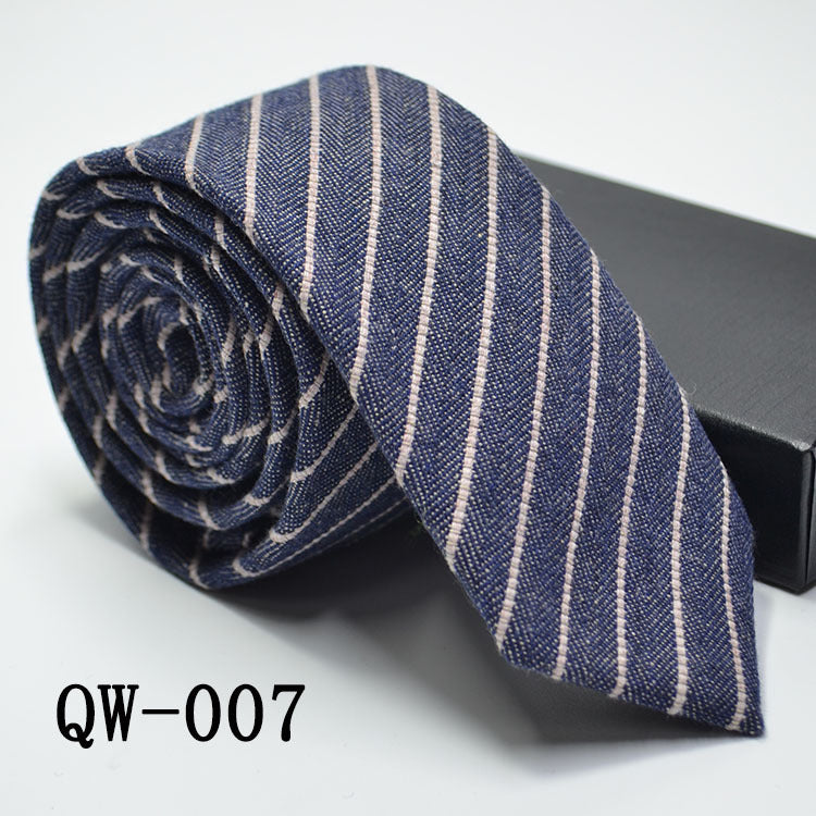 Slim Men's Tie elegant | Wool Look modern stylish