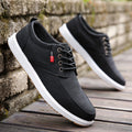 Men's Canvas Lace-Up Shoes | Breathable Comfortable Casual Shoes