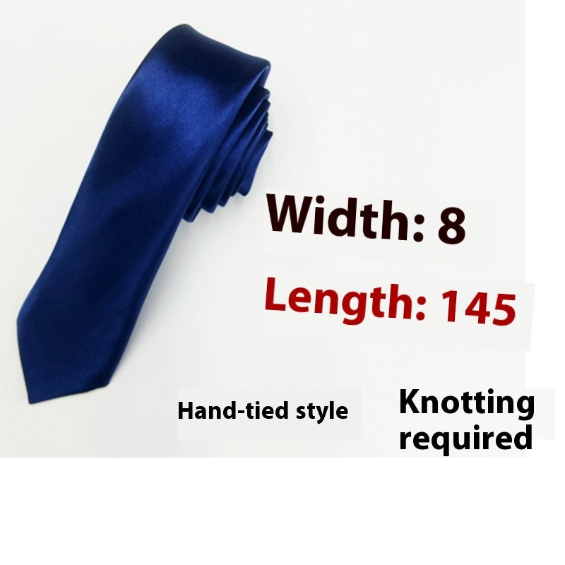 Herren Krawatte schwarz 8cm elegant klassisch Business Stil