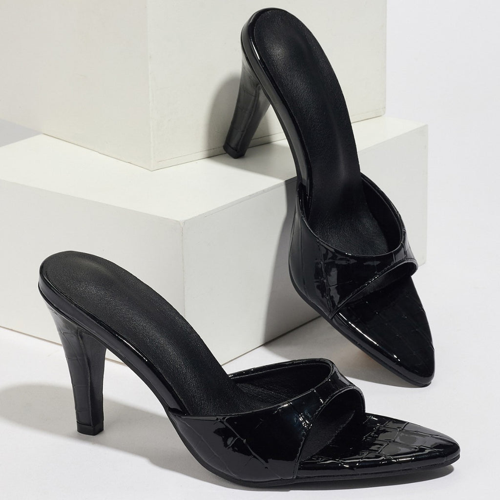 Women's Stiletto Pumps Black | Pointed Elegant High Heels