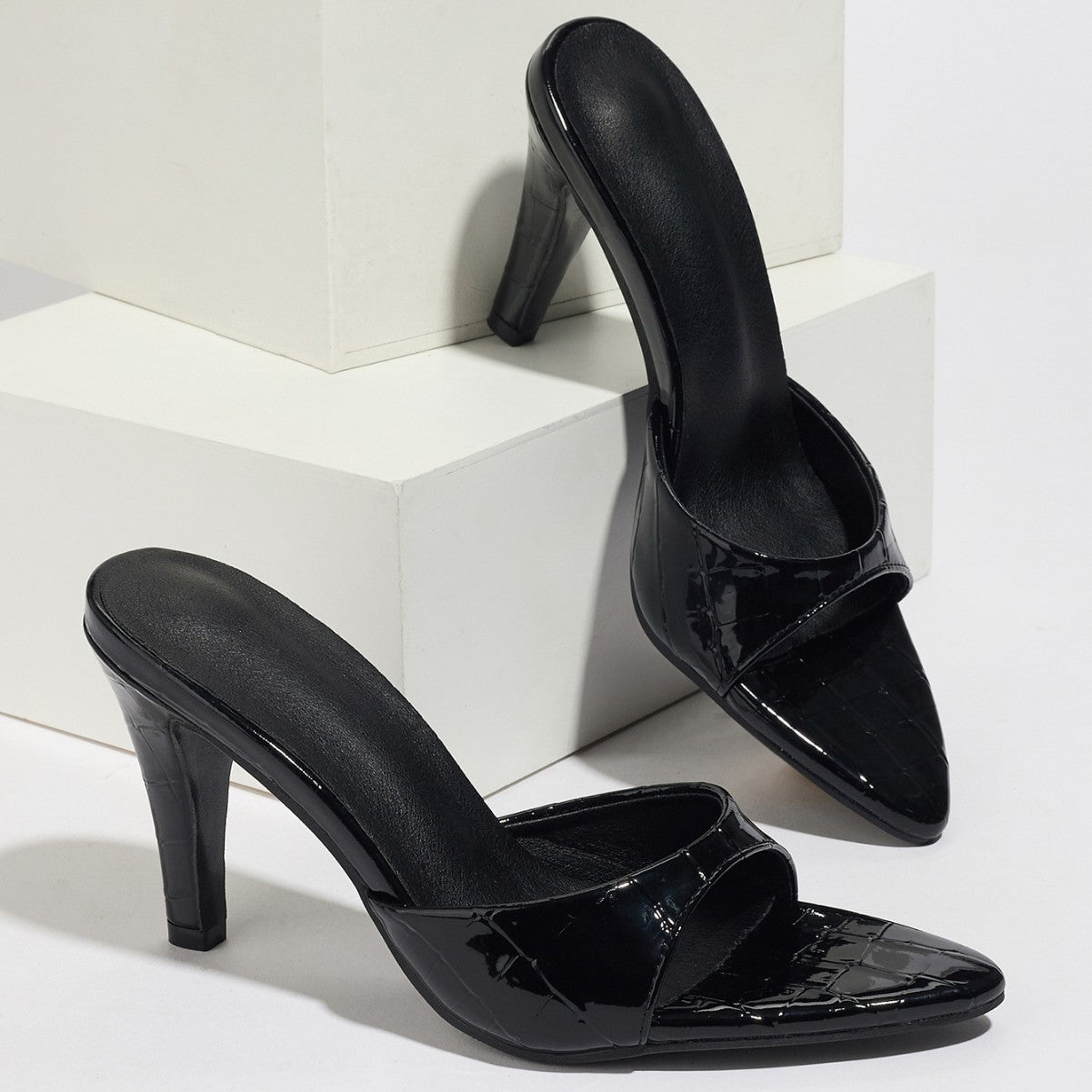 Women's Stiletto Pumps Black | Pointed Elegant High Heels