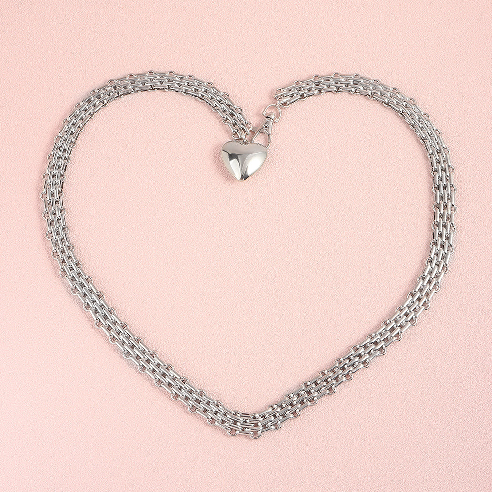 Taillenkette Herz Metall Unisex | Trendige Waist Chain