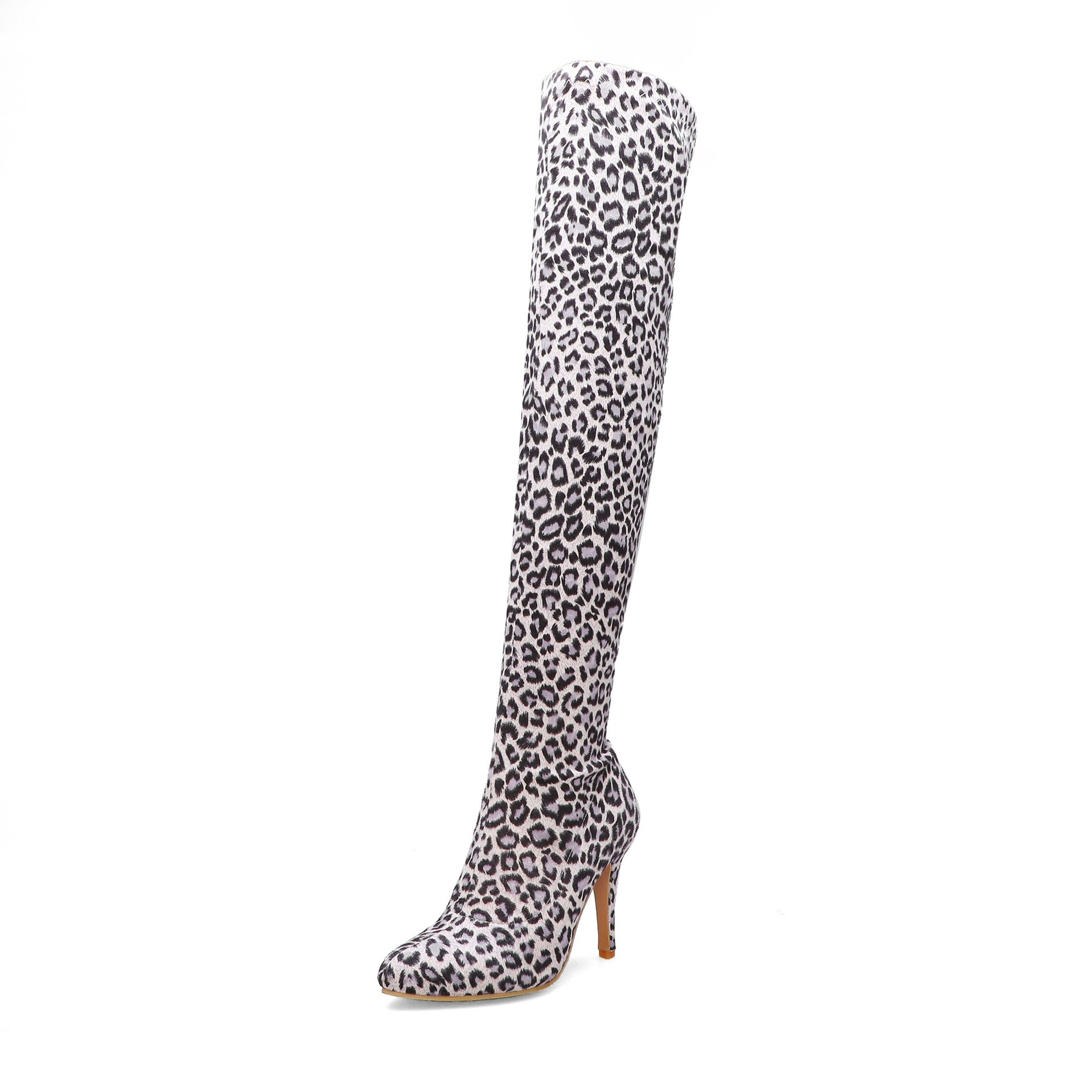 Damen Overknee High Heel Boots | Spitze Stiletto Stiefel