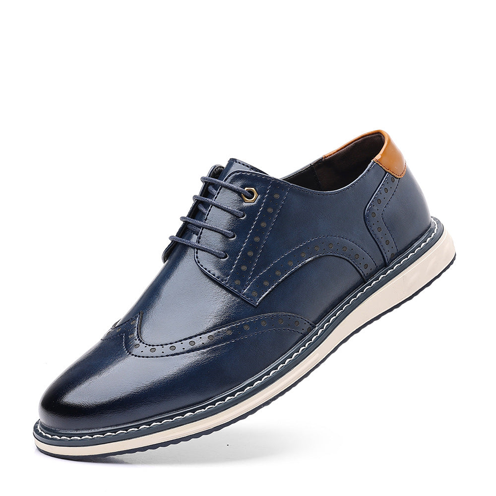Men's Leather Shoes Business Casual | British Style Elegant