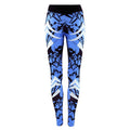 Dark Blue Gym Leggings for Women | High-Waisted Fitness Pants
