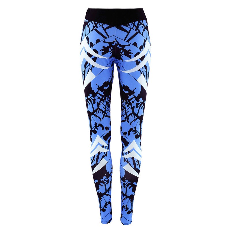 Dark Blue Gym Leggings for Women | High-Waisted Fitness Pants