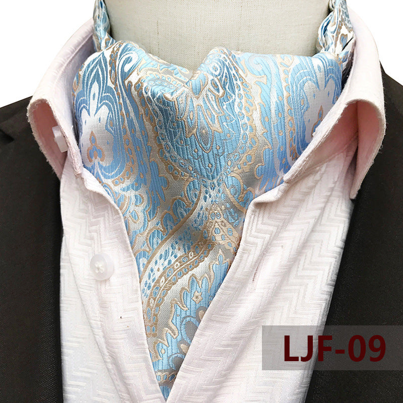 Men's Scarf Jacquard British Elegant Polyester Durable