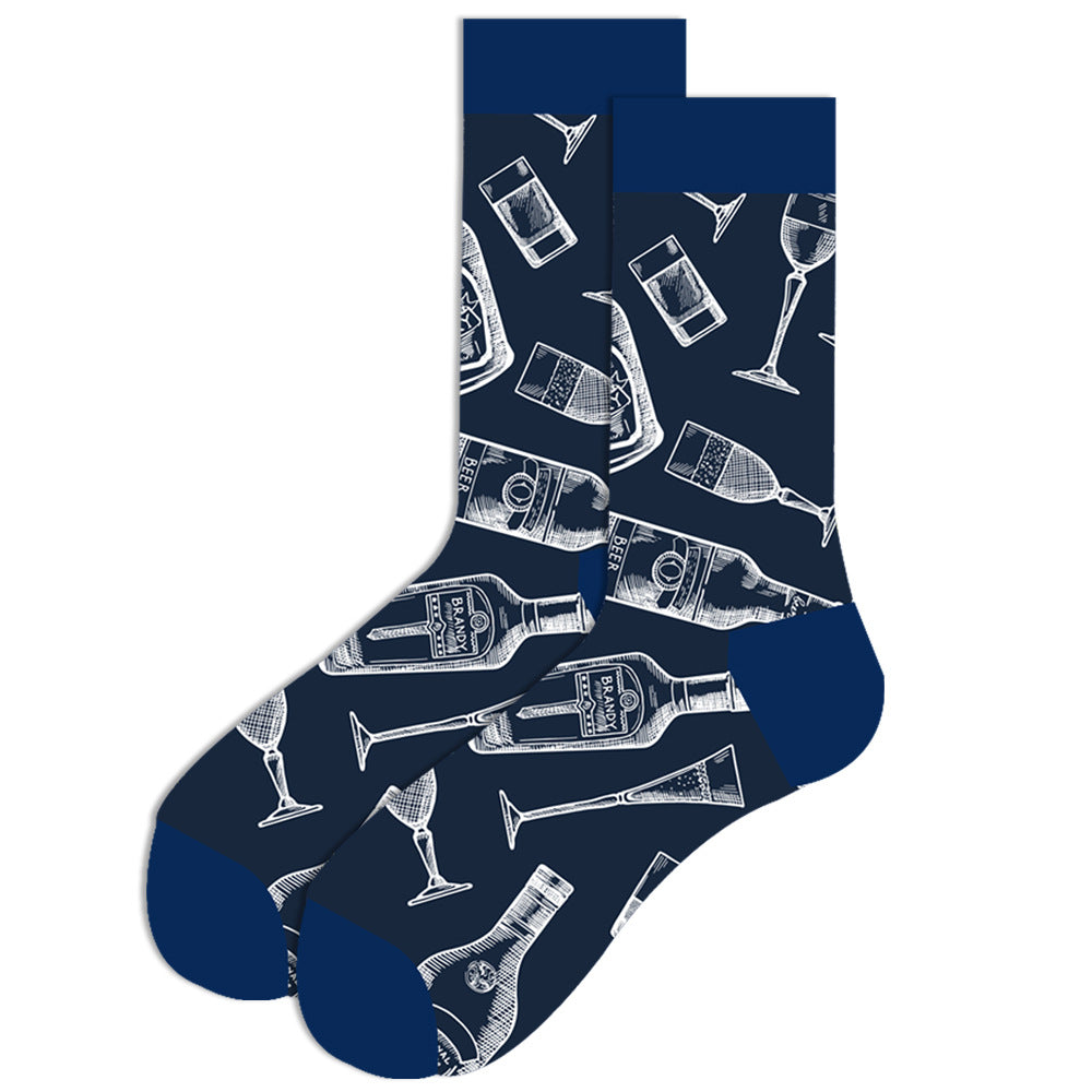 Women's Fashion Socks Geometric | Fruit Street Style Socks