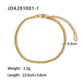 Elegant Stainless Steel Ankle Bracelet for Women – Stylish Anklet with a Modern Design