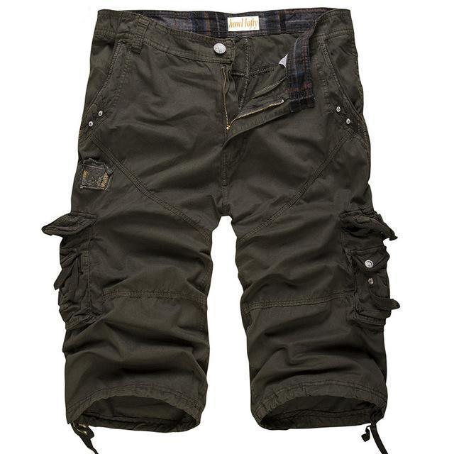 Men's Army Cargo Shorts – Durable Casual Shorts with Pockets