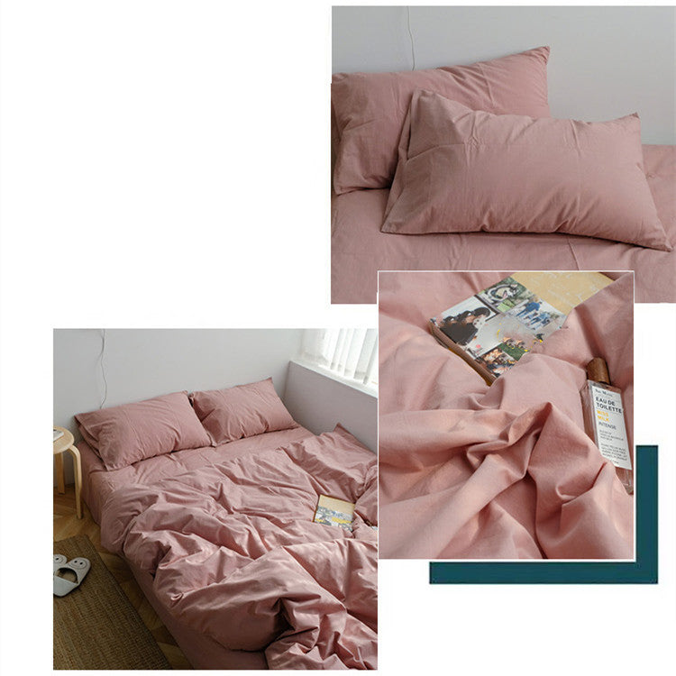 Cotton duvet cover plain | soft breathable modern simple