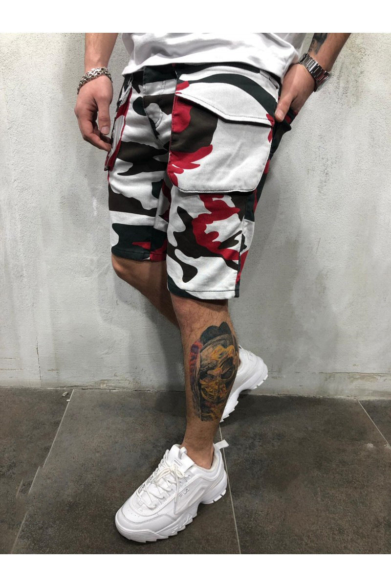Men's Camouflage Cargo Shorts | Outdoor | Multi-Pocket