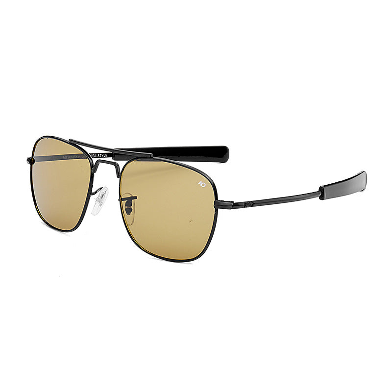 Metall Sonnenbrille Herren | Eckig | Retro Stil UV Schutz
