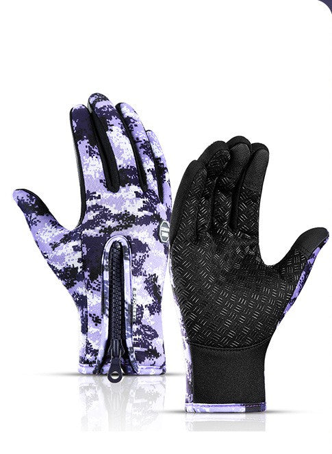 Winter Touchscreen Gloves Waterproof | Motorcycle & Outdoor Fleece Warm Non-slip