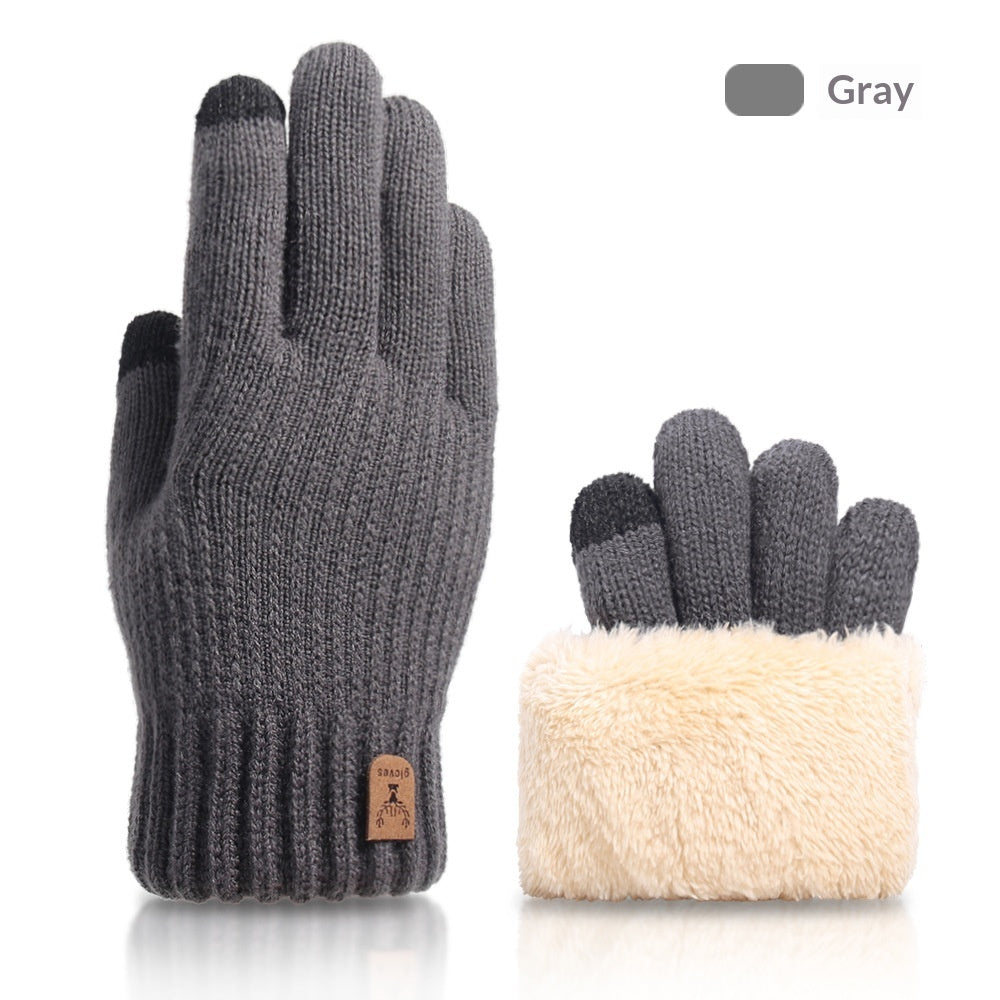 Men's Touchscreen Gloves Warm Fleece Winter Elegant