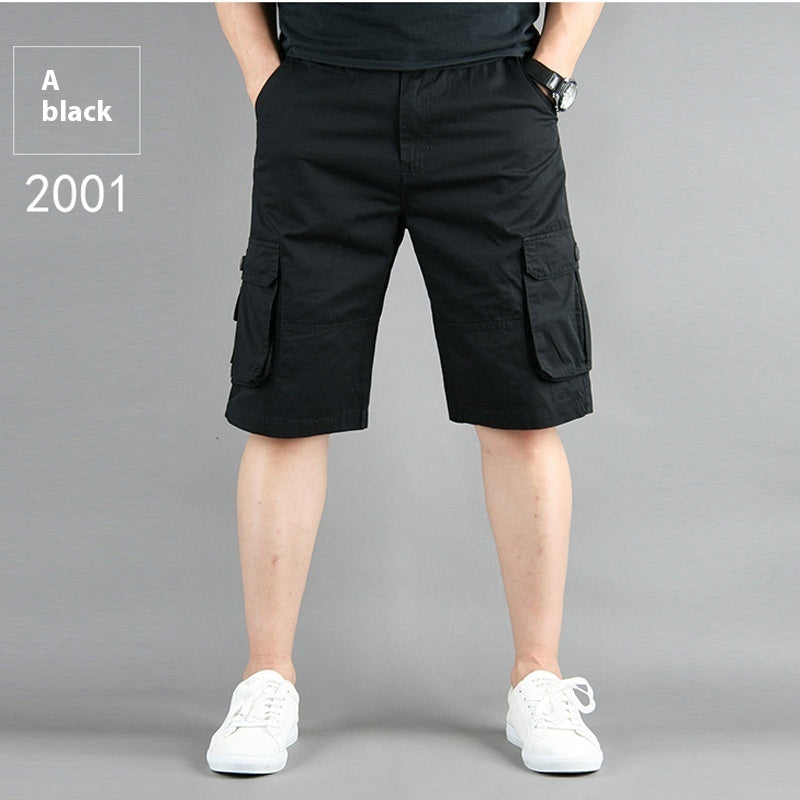 Men's Workwear Multi-Pocket Shorts – Summer Cargo Shorts