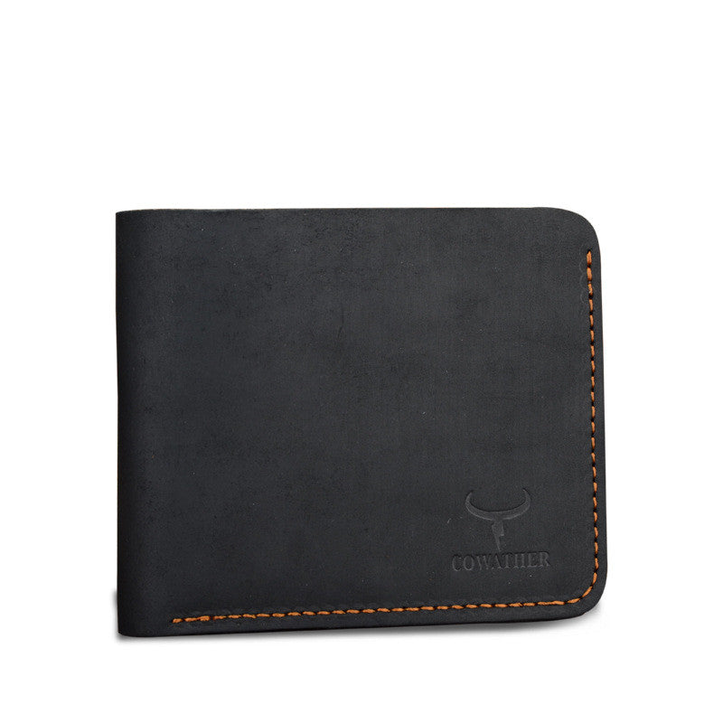 Men's Retro Wallet | Leather | Business Short Wallet