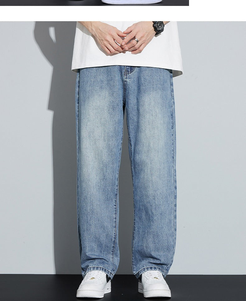 Men's Fleece Trousers Retro – Straight Leg High Street Pants