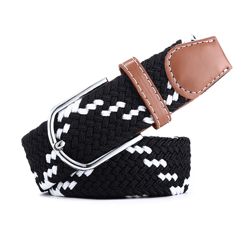 Canvas Stretch Belt Unisex | Woven Adjustable Durable Everyday