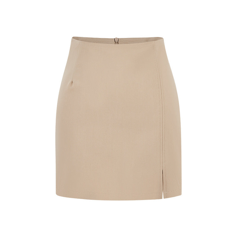 High-Waist Bleistiftrock mit Frontschlitz – Figurbetonter Stretch Rock