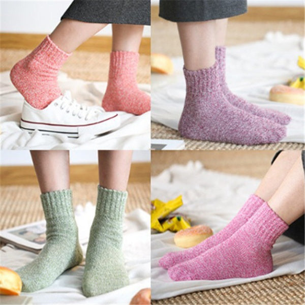 Women's Rabbit Wool Socks | Warm Cuddly Socks Winter