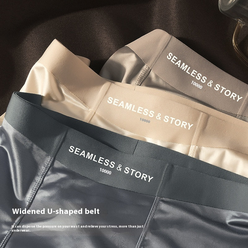 Men's Ice Silk Boxer Briefs | Luxury Satin | Cooling Breathable