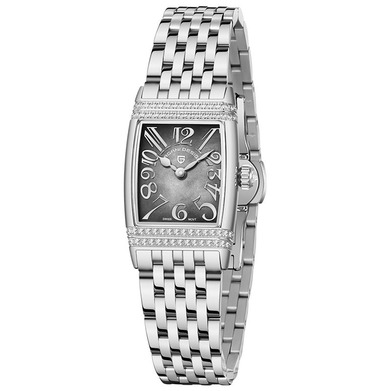 Women's Square Quartz Watch | Elegant Rhinestone Fashion Watch