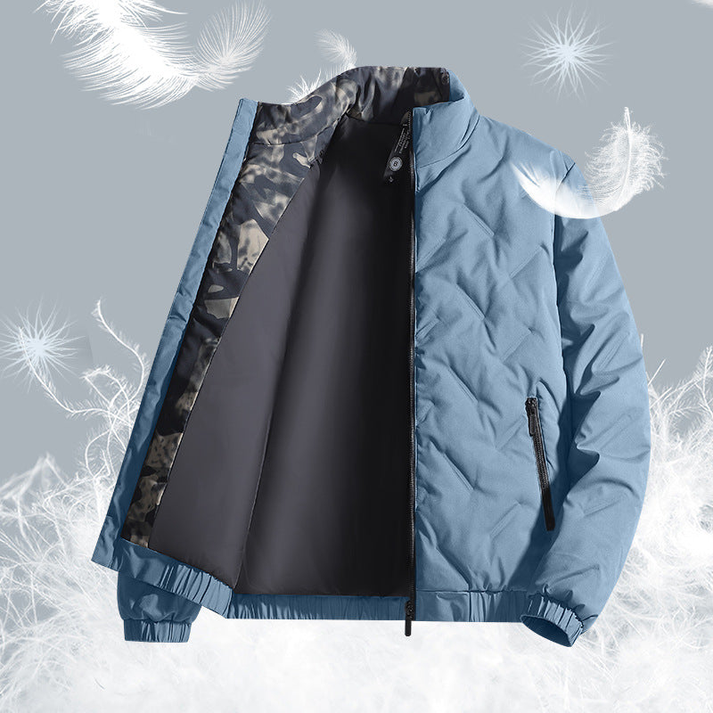 Men's Down Jacket Winter Warm - Windproof Casual Quilted Jacket