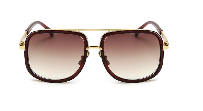 Flat Top Sonnenbrille | Eckig | Luxus Designer Unisex