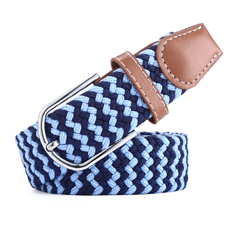 Canvas Stretch Belt Unisex | Woven Adjustable Durable Everyday