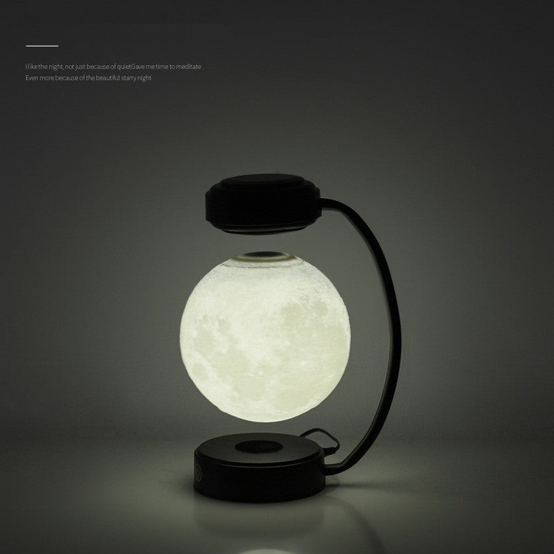 3D LED Moon Lamp Floating - Magnetic Levitation Rotating
