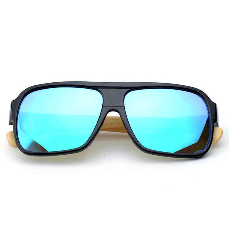 Holz Sonnenbrille eckig | Unisex | Natürliche Designer Brille