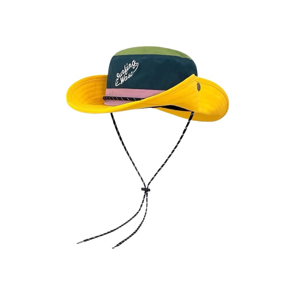 Women's Color Block Fisherman Hat – Stylish Sun Protection Bucket Hat