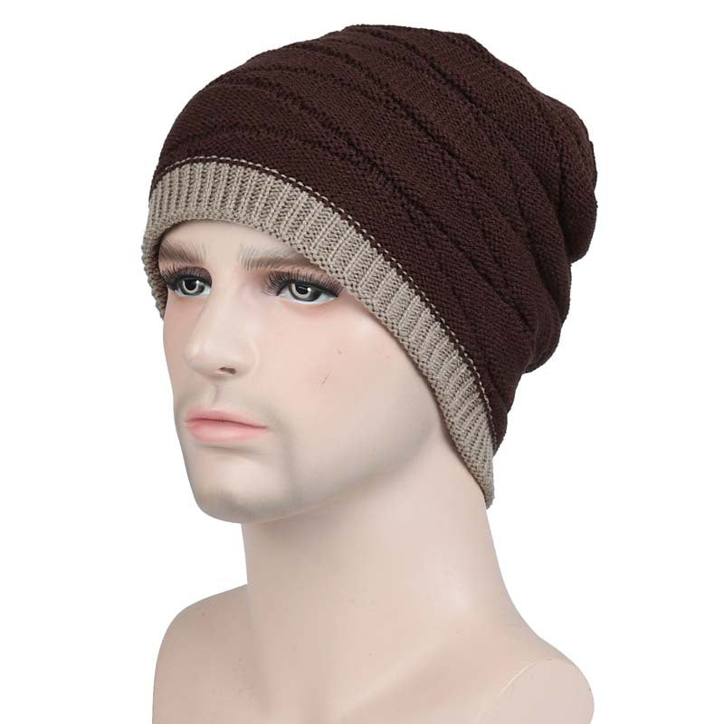 Men's Wool Hat Winter | Reversible | Warm Ski Beanie