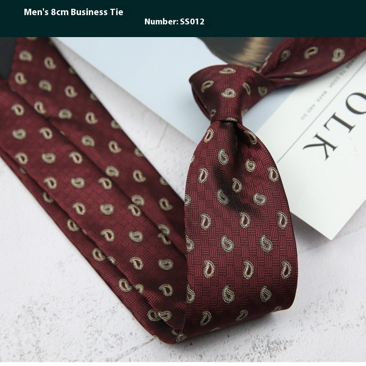 Men's Business Tie Elegant Classic Suit Office Style